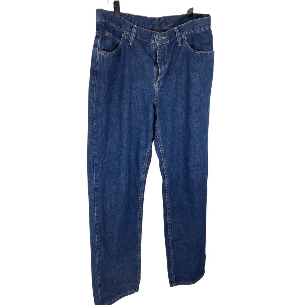 Wrangler Blues Women's Sz 10 Tall Bootcut Denim Straight Leg Relaxed Dad Jeans